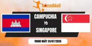 Kèo nhà cái Campuchia vs Singapore - Vòng bảng AFF Cup 19h00 ngày 24/07/2026